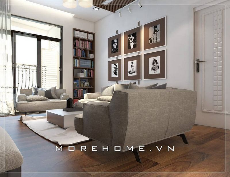 Phòng khách chung cư hiện đại, đẹp và đẳng cấp